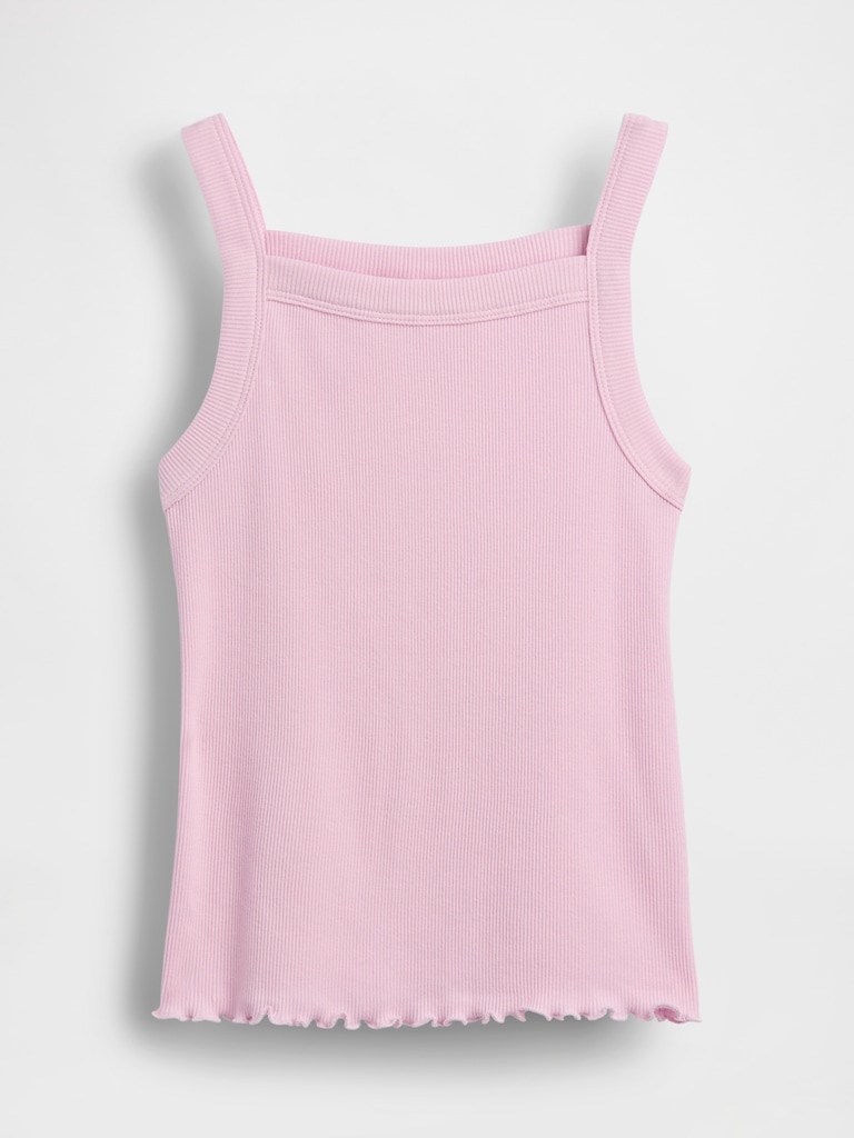Kids Rib Square-Neck Tank Top