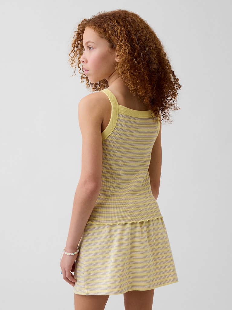Kids Rib Square-Neck Tank Top
