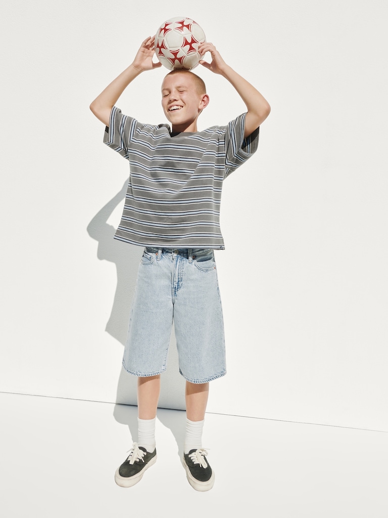 Kids UltraSoft Denim Baggy Shorts