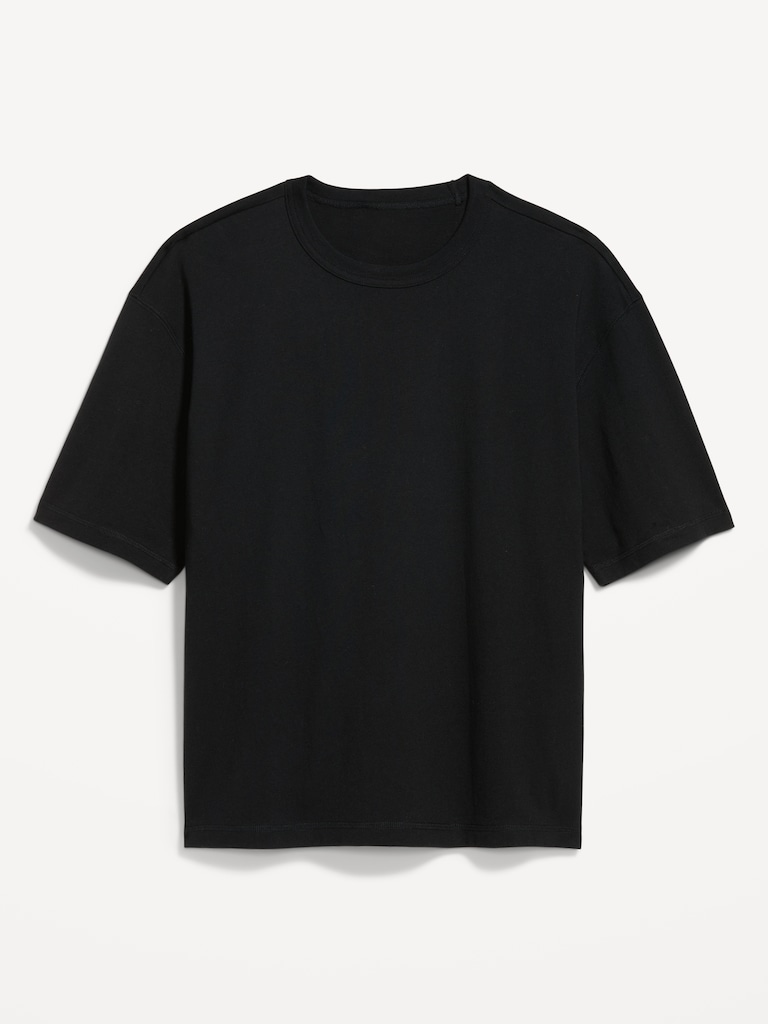 Garment-Dyed Heavyweight Cropped T-Shirt