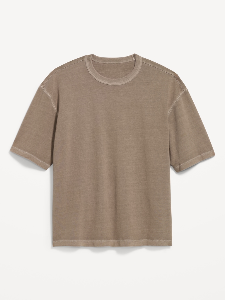 Garment-Dyed Heavyweight Cropped T-Shirt