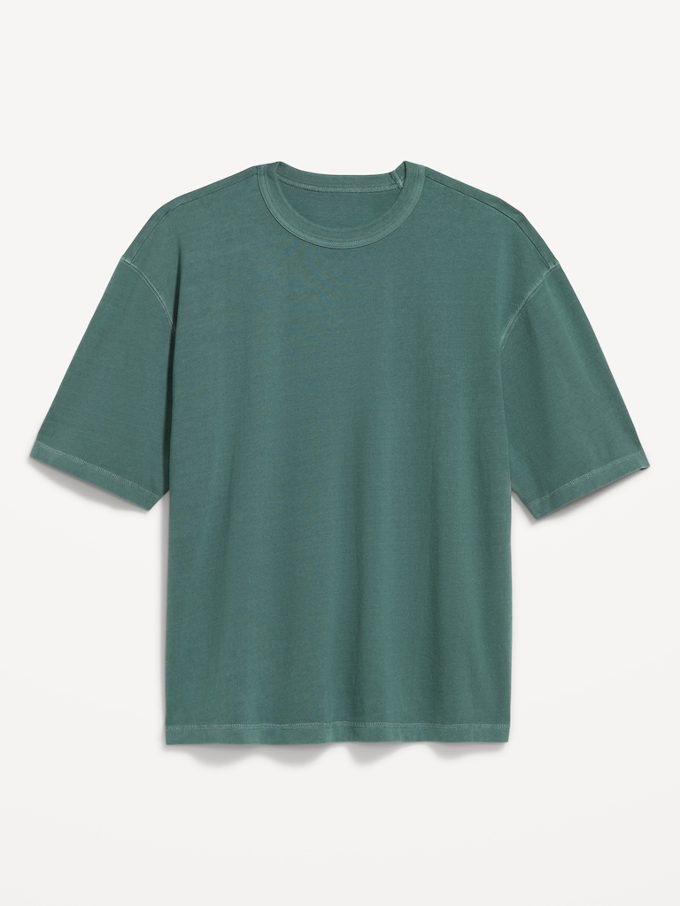 Garment-Dyed Heavyweight Cropped T-Shirt