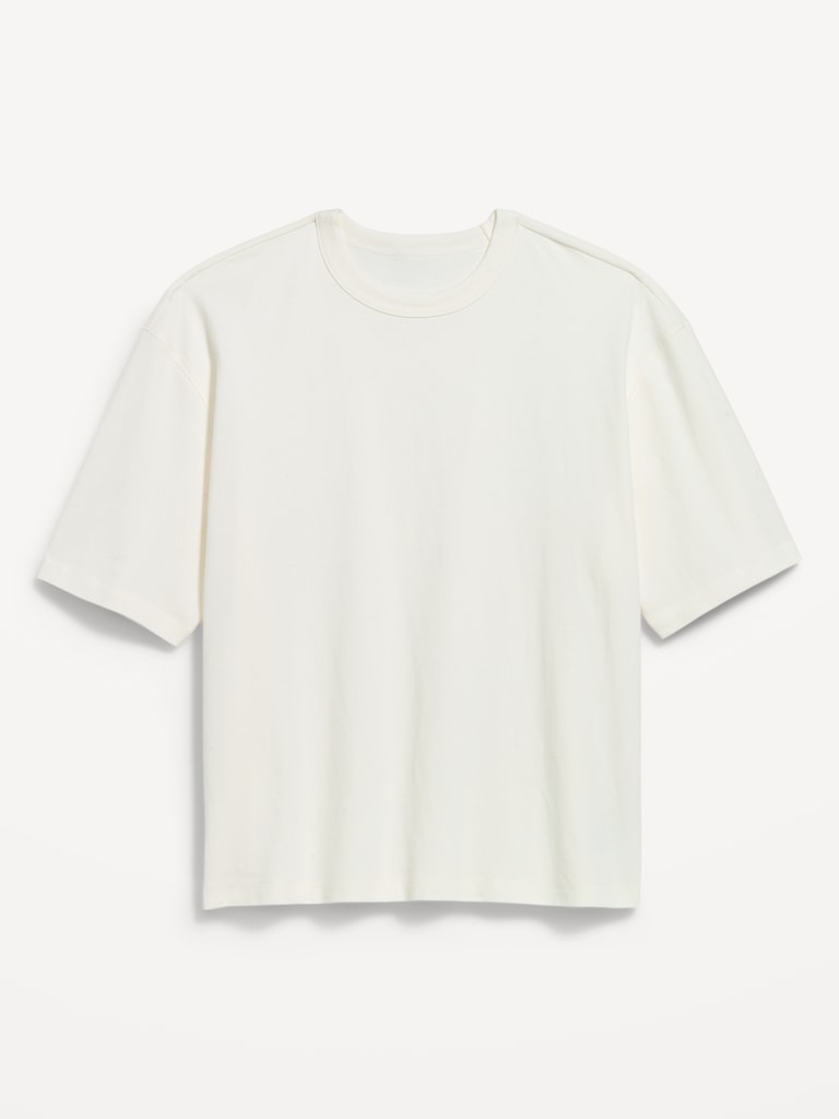 Garment-Dyed Heavyweight Cropped T-Shirt