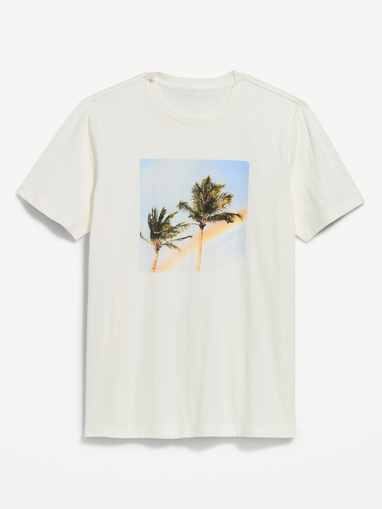 Soft-Washed Crew-Neck Graphic T-Shirt