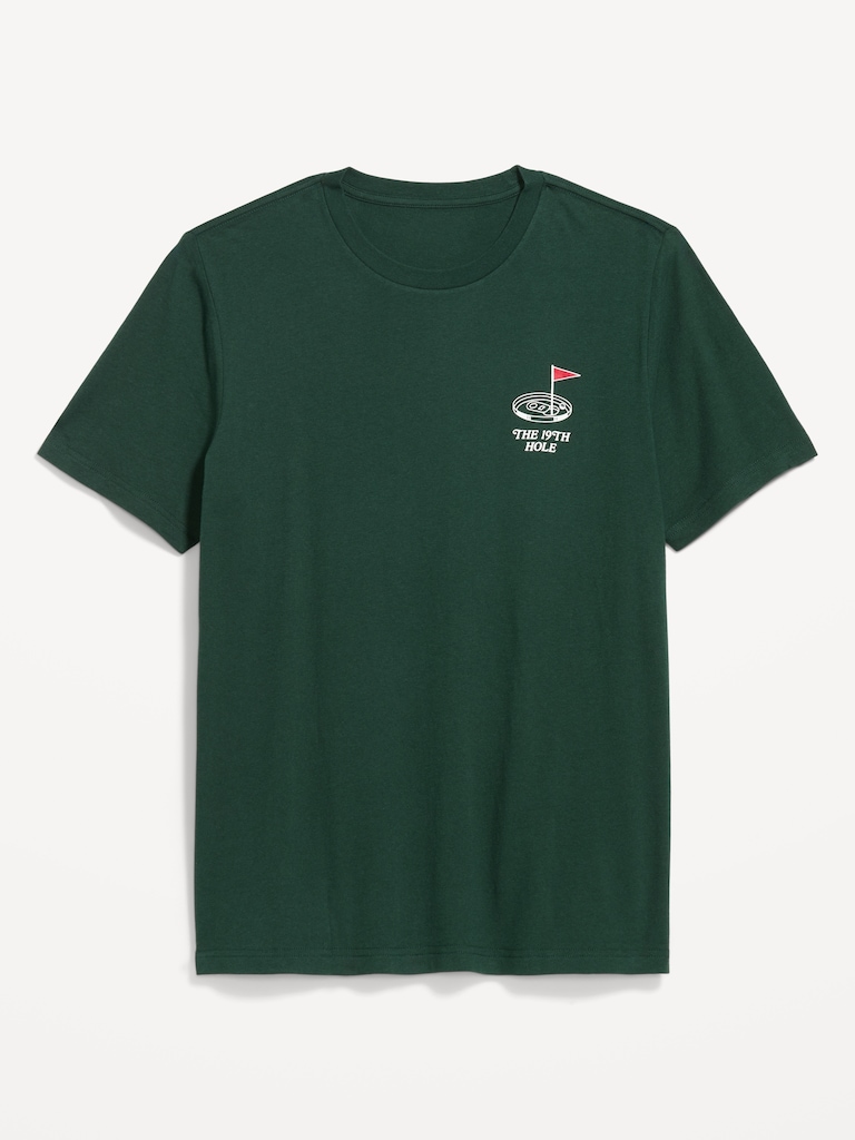 Soft-Washed Crew-Neck Graphic T-Shirt