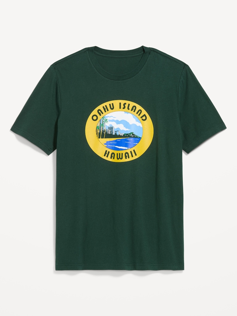 Soft-Washed Crew-Neck Graphic T-Shirt