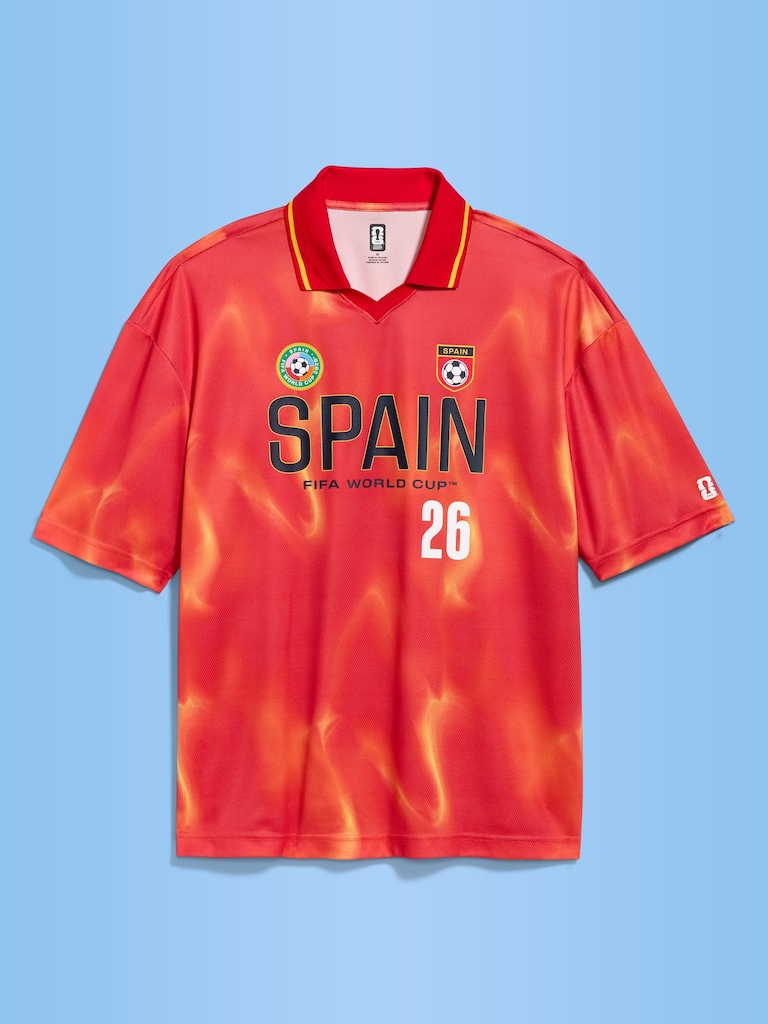 FIFA World Cup 26™ Spain Lifestyle Collared Jersey T-Shirt for Men