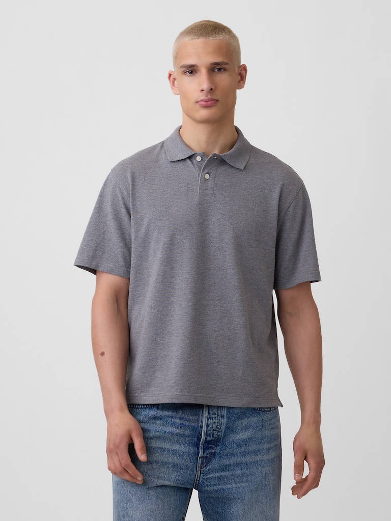 Relaxed Pique Polo