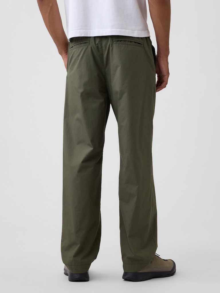 Pantalon ample années 90 en popeline