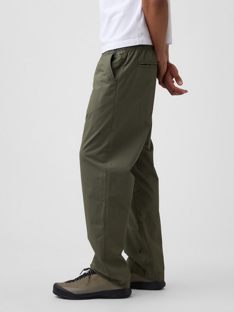 Pantalon ample années 90 en popeline