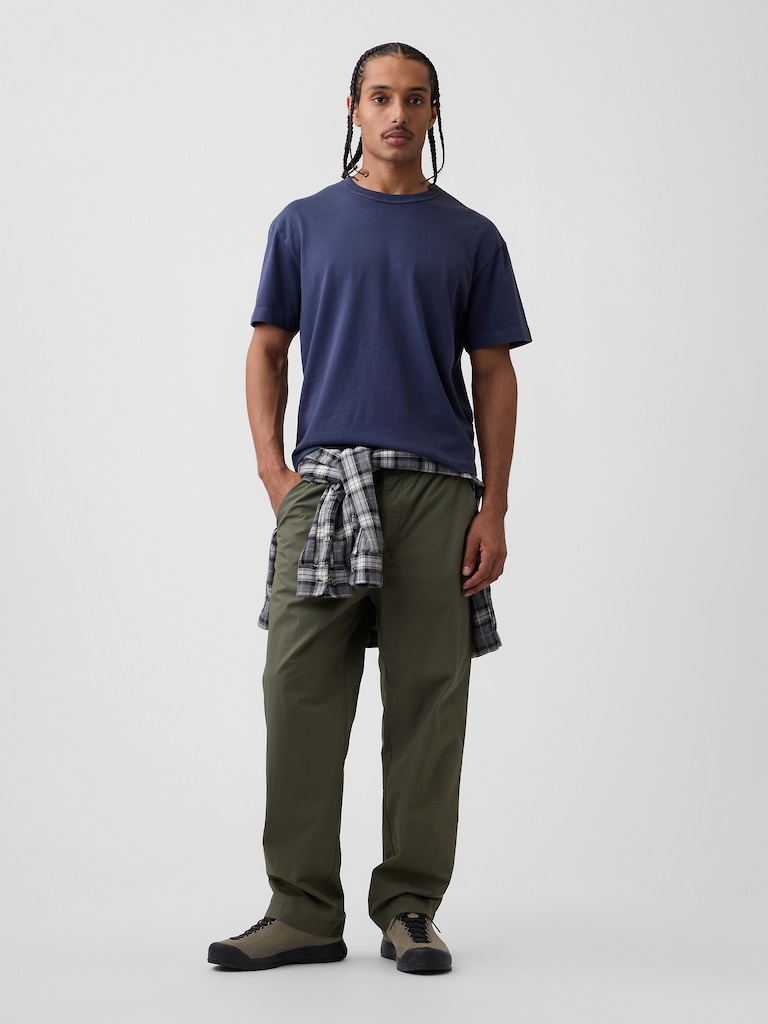 Pantalon ample années 90 en popeline