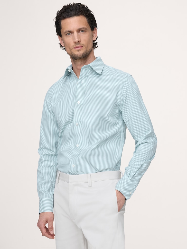 Slim-Fit Wrinkle-Resistant Dress Shirt