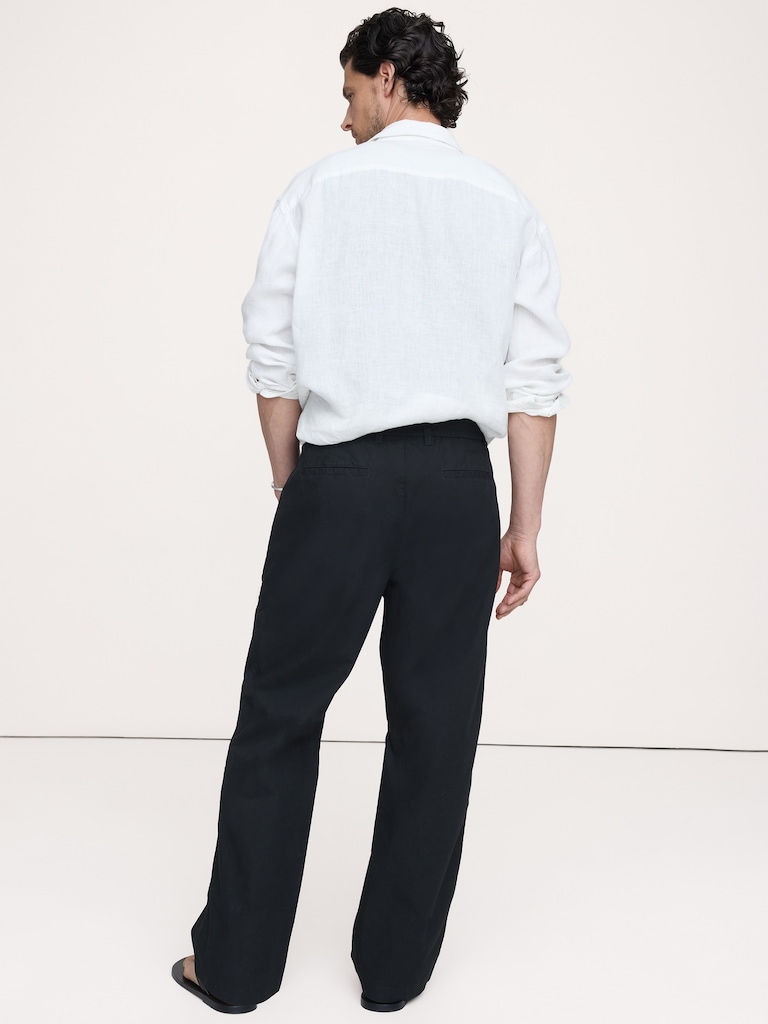 The Weekender Relaxed Pull-On Pant in Cotton