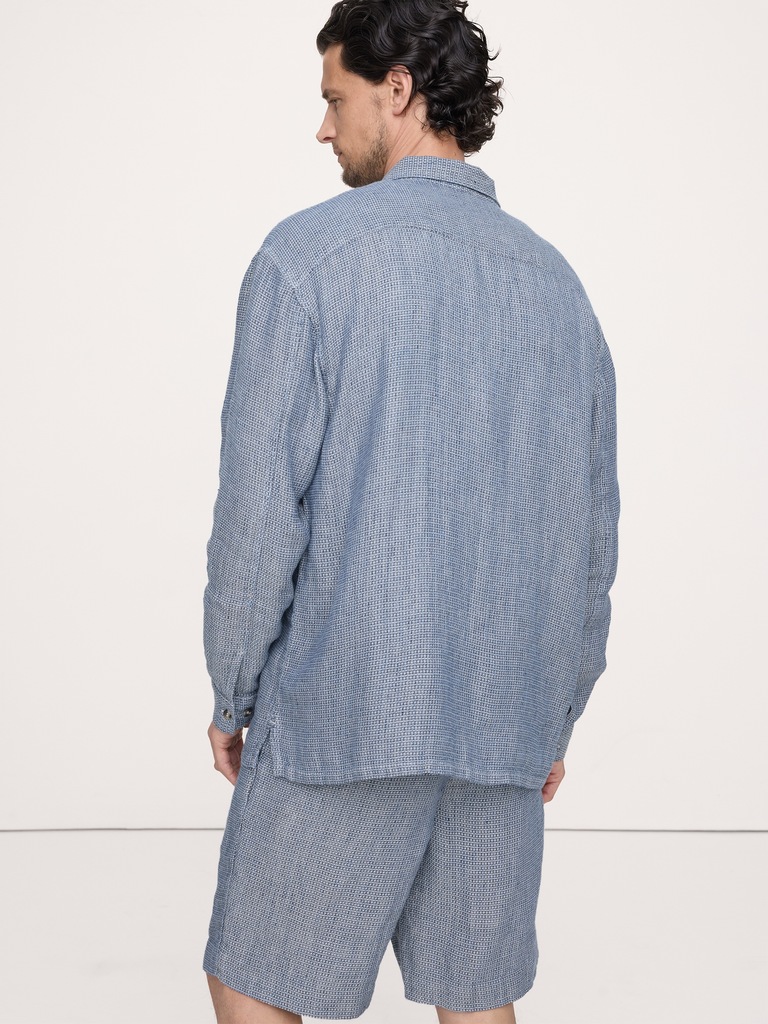 Relaxed-Fit Linen Resort Shirt