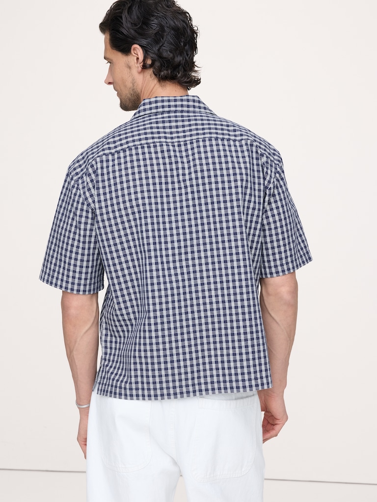 Relaxed-Fit Double-Breasted Resort Shirt
