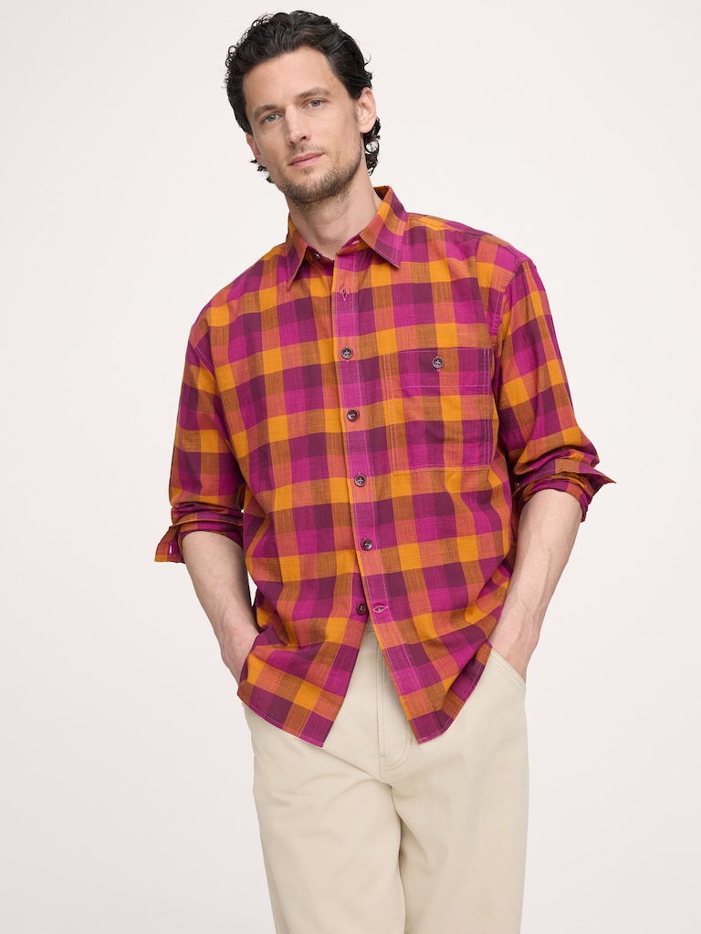 Relaxed-Fit Summerweight Cotton Shirt