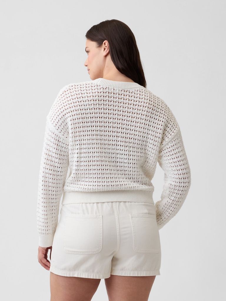 3" Mid Rise Pull-On Denim Shorts