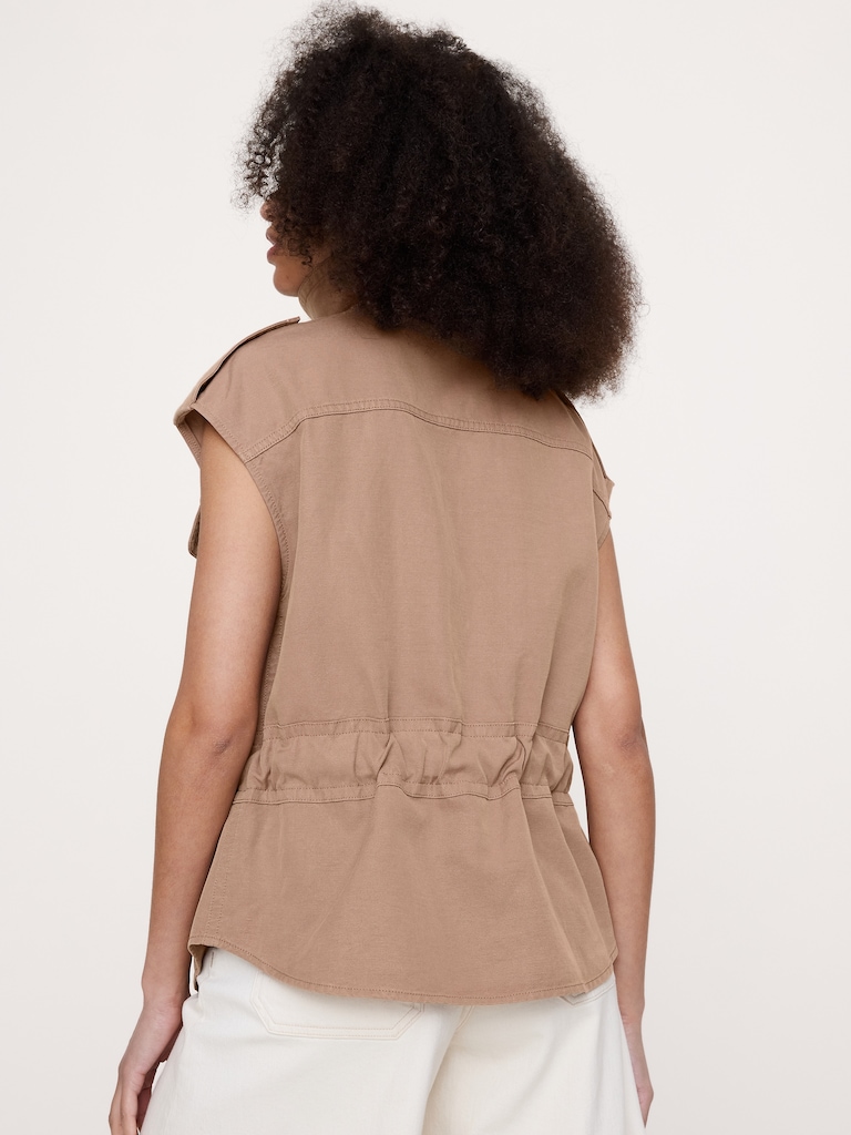 TENCEL™-Cotton-Linen Utility Vest
