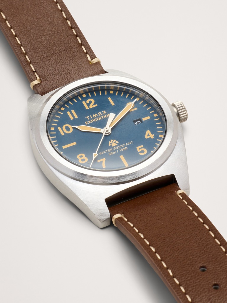 Expedition Capstone 39mm Leather Strap Watch By Timex