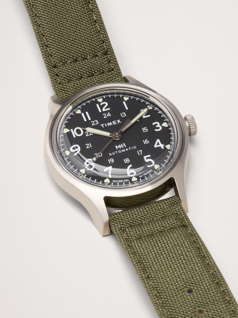 MK1 Automatic Fabric Strap Watch By Timex