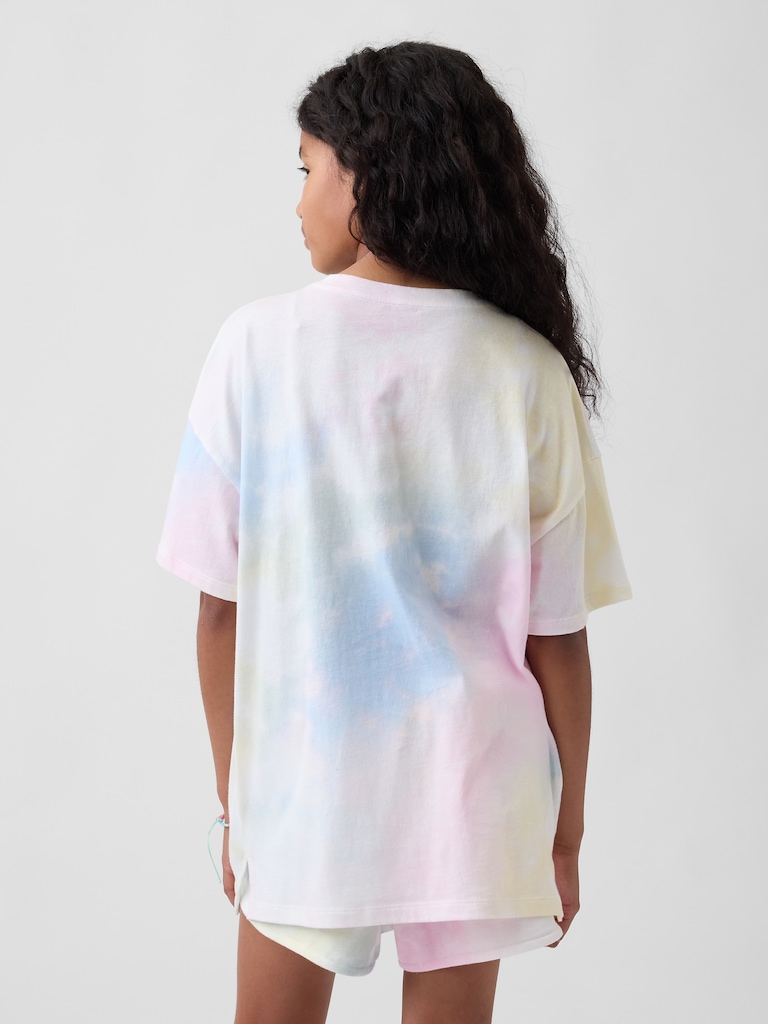 Kids Tie-Dye Oversized Tunic T-Shirt