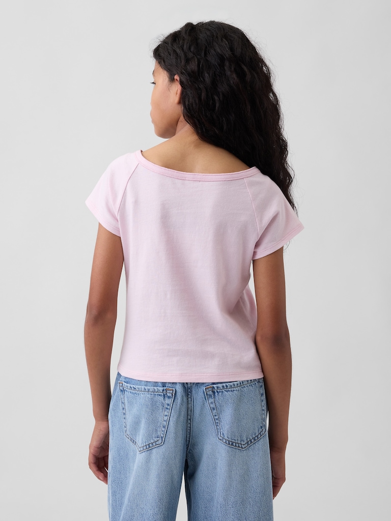 Kids Raglan Henley T-Shirt