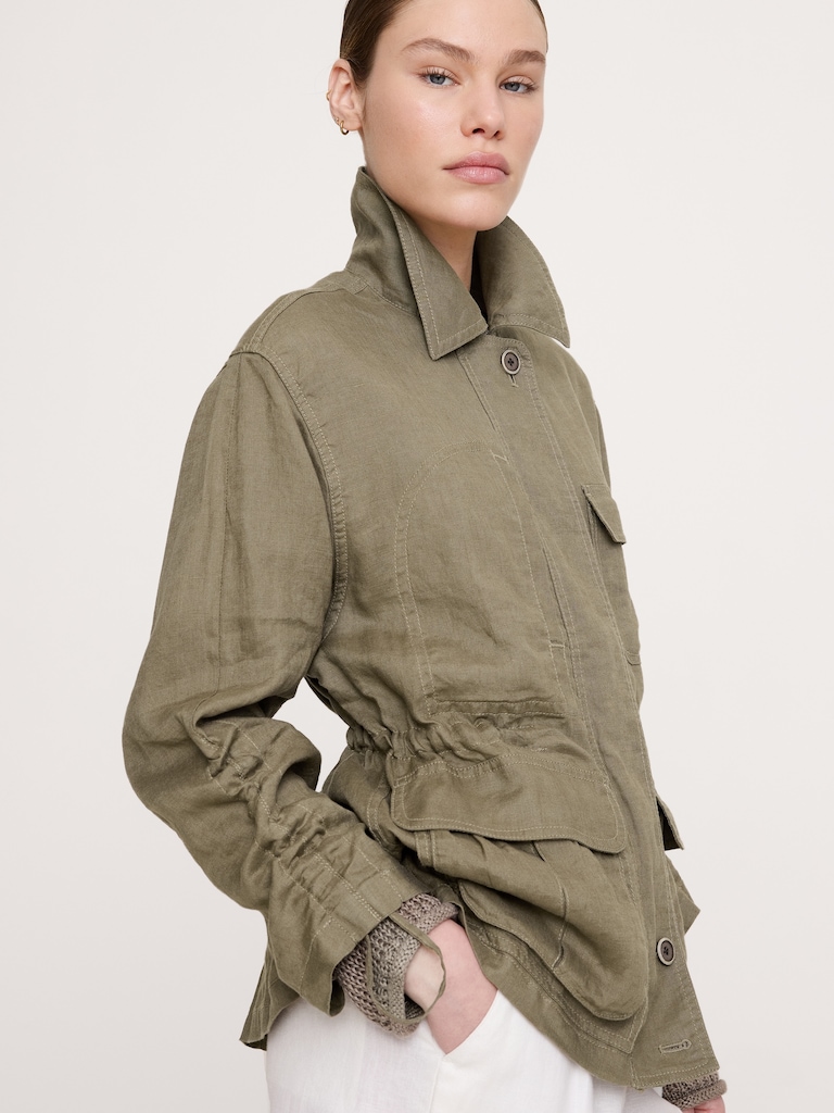Linen Chore Coat