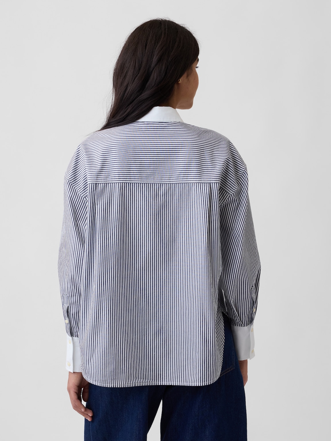 Oversized Shirt in Poplin