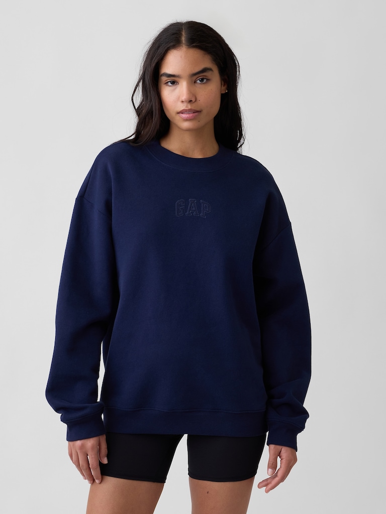Adult Relaxed Gap Mini-Logo Sweatshirt