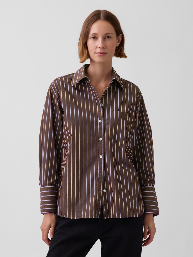 Organic Cotton Poplin Big Shirt