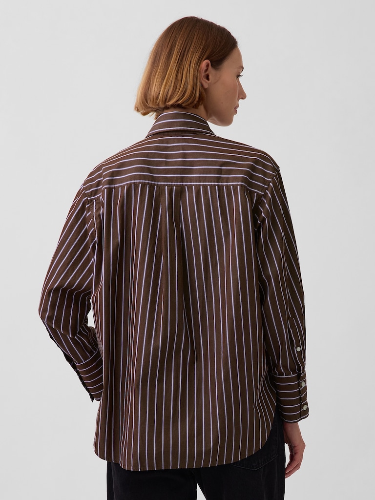 Organic Cotton Poplin Big Shirt