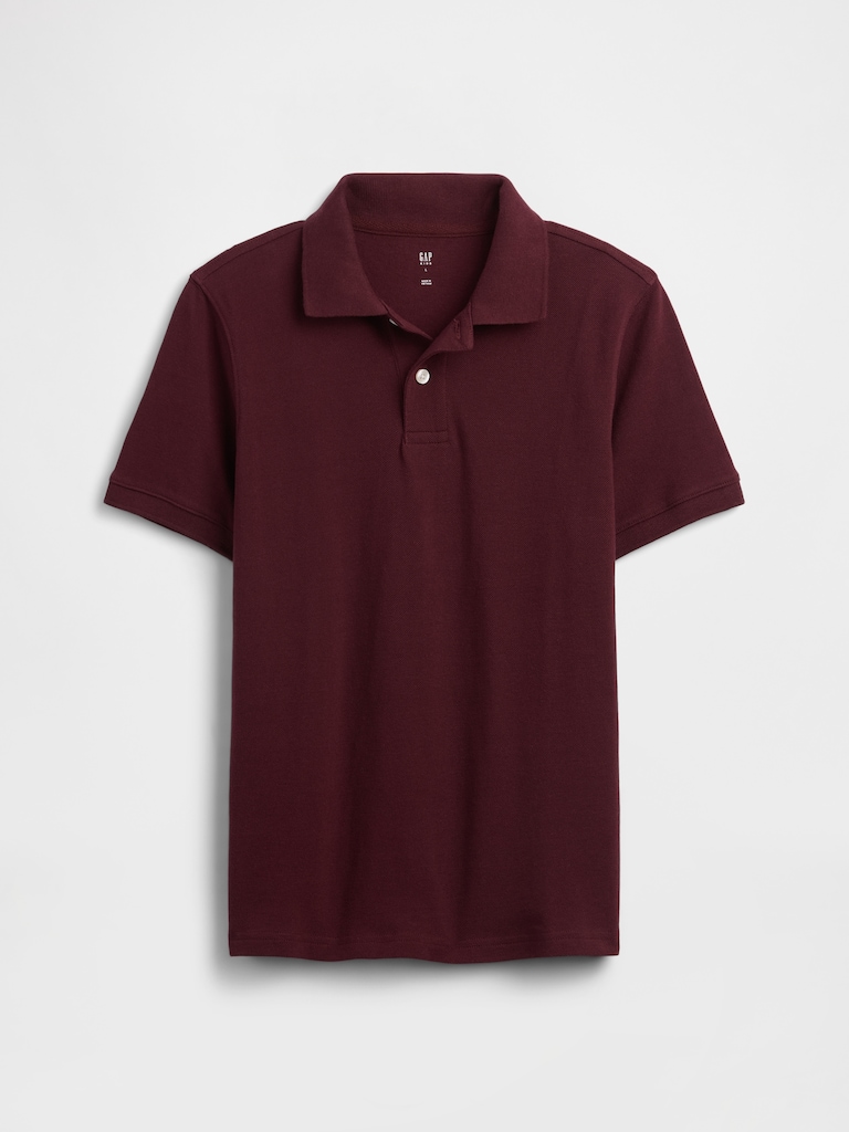Kids Pique Polo Shirt