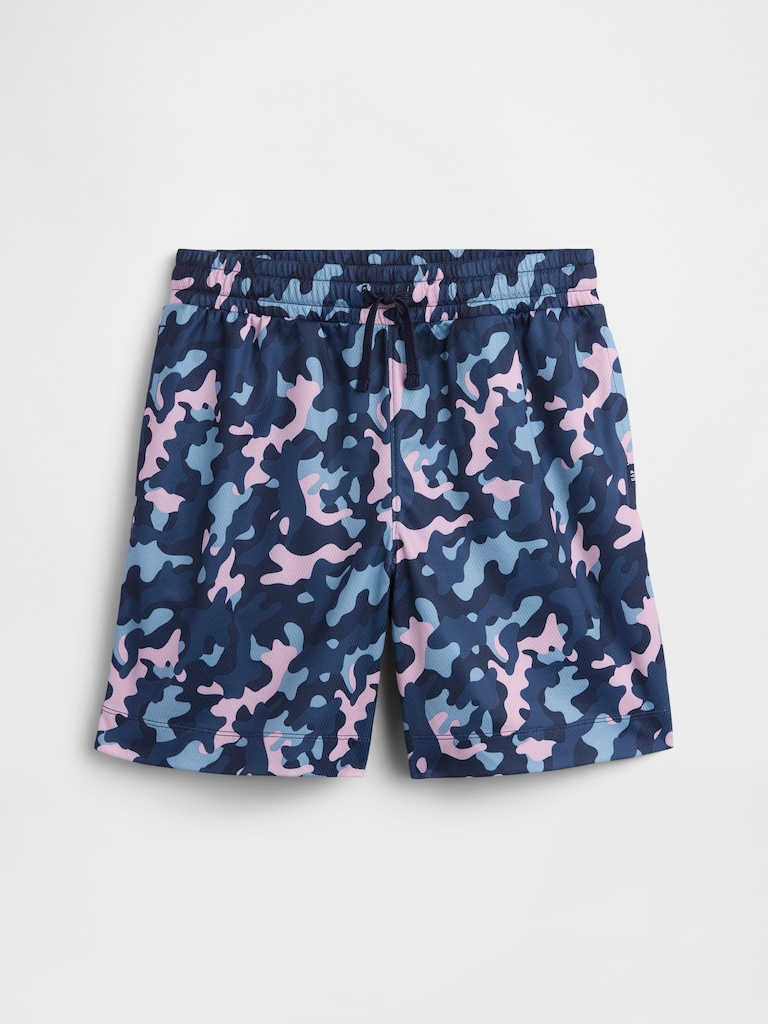 Kids 100% Recycled Pull-On Mesh Shorts