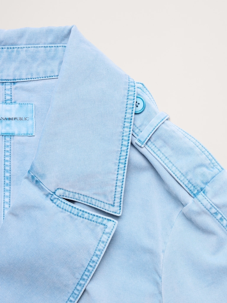 Cotton Twill Peacoat