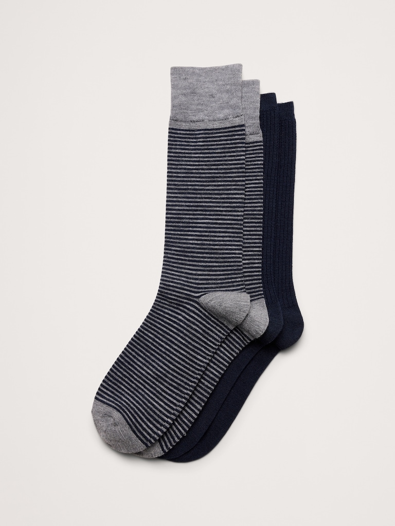 Breathe Merino-Blend Socks 2-Pack