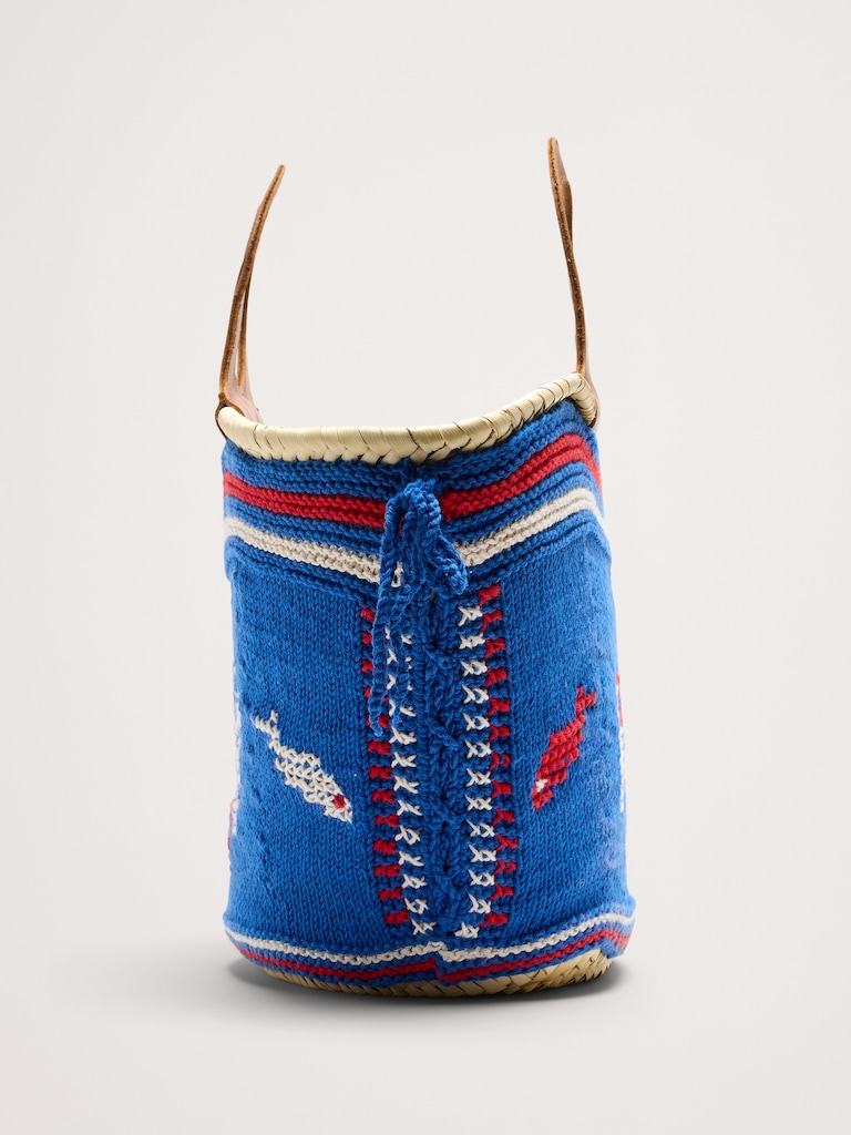 Póvoa Large Embroidered Basket By Entrudo