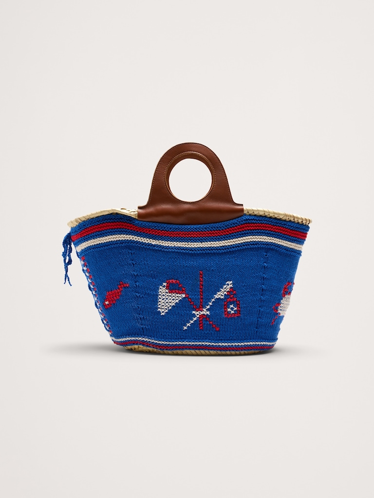 Póvoa Large Embroidered Basket By Entrudo