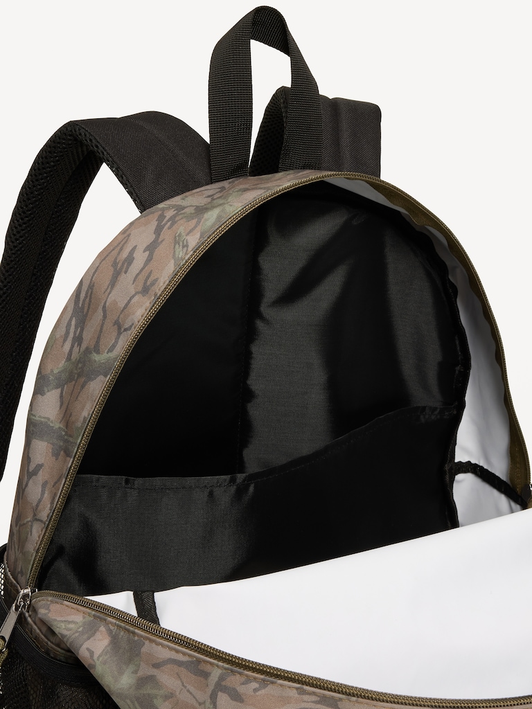 Sac à dos en toile à motif camouflage pour garçon