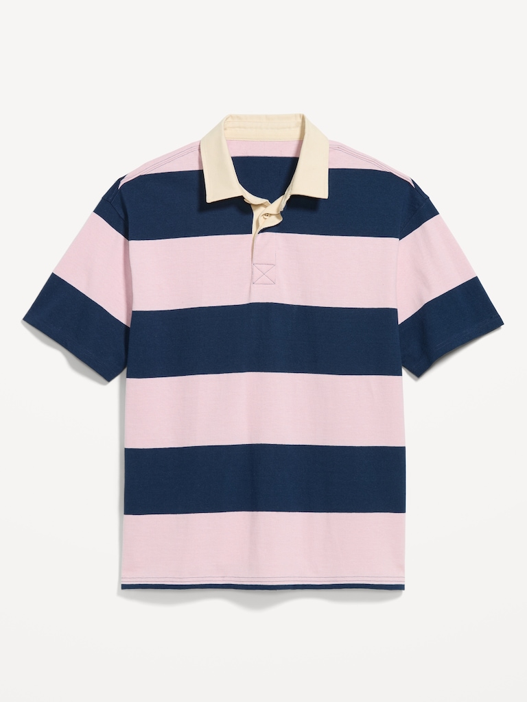 Striped Rugby Polo