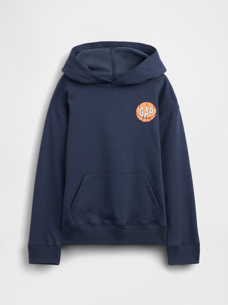 Kids Relaxed Graphic Hoodie