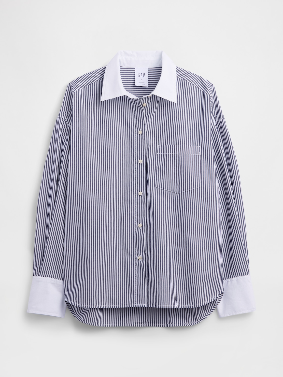 Oversized Shirt in Poplin