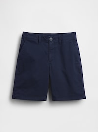 Kids Uniform Stretch Relaxed Khaki Shorts