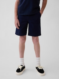 Kids Uniform Stretch Relaxed Khaki Shorts