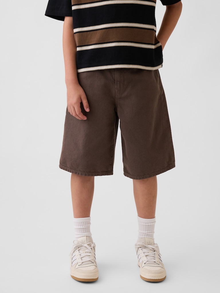 Kids Baggy Denim Shorts