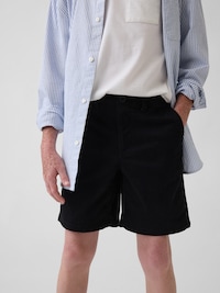 Kids Uniform Stretch Relaxed Khaki Shorts
