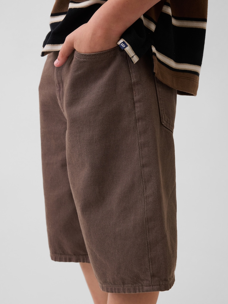 Kids Baggy Denim Shorts