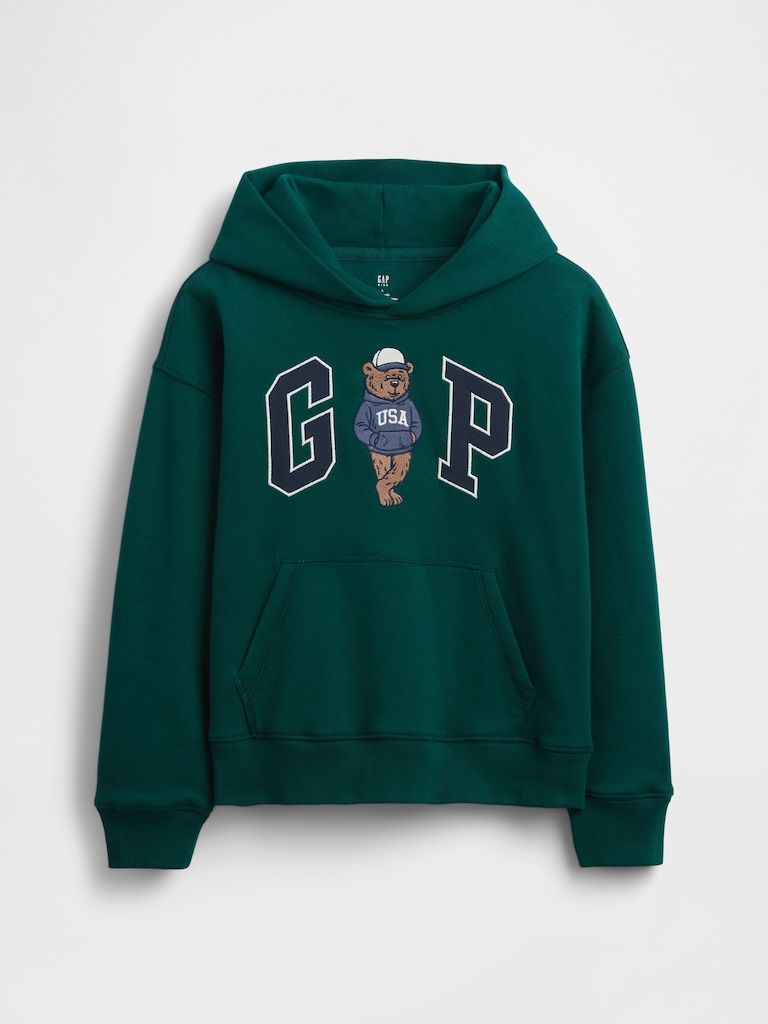 Kids VintageSoft Relaxed Brannan Bear Logo Hoodie