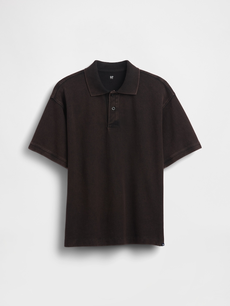 Kids Relaxed Pique Polo Shirt