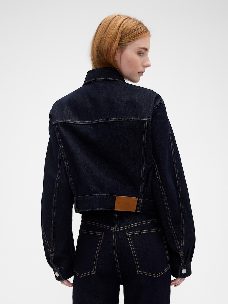 Gap × Victoria Beckham Relaxed Crop Denim Jacket