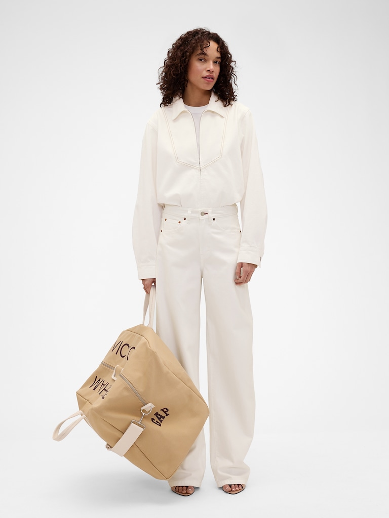 Gap × Victoria Beckham Denim Zip Shirt